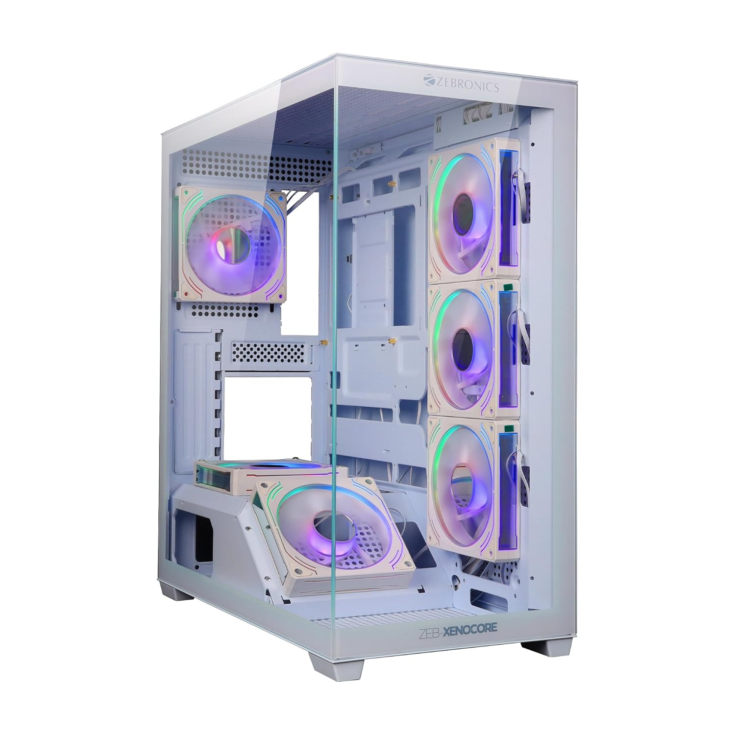 CABINET Xenocore Premium Gaming Case Zebronics WHITE