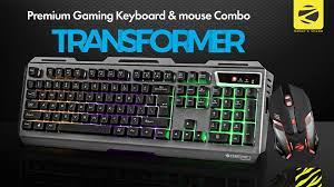 KEYBOARD AND MOUSE ZEBRONICS TRANSFORMER