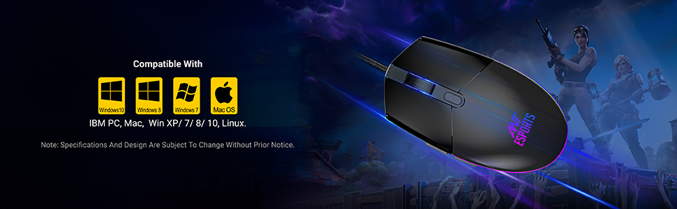 mouse ant esports gm60