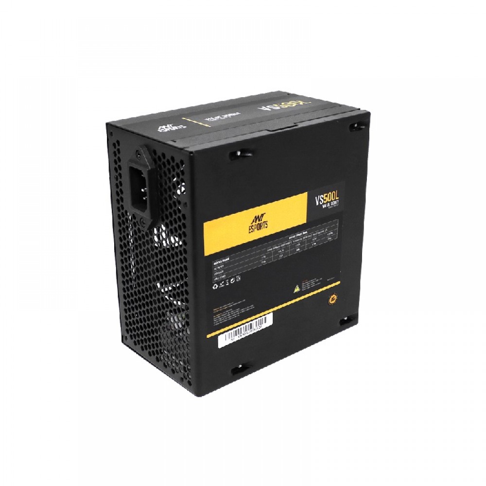 Ant Esports VS500L 500 Watt Non-Modular Continuous Power Gaming Power Supply/PSU for PC