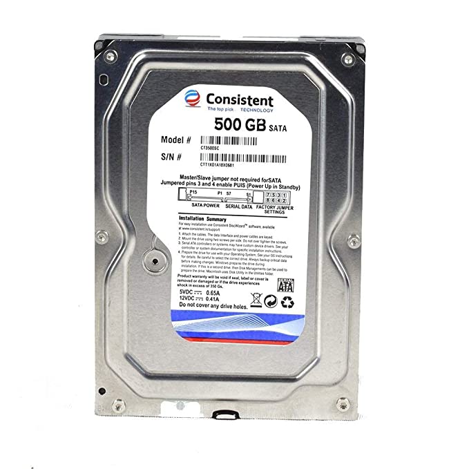 HDD 500GB Consistent Hard Disk for Desktop