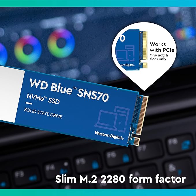 SSD NVME 2TB SN570 WD BLUE M.2 NVME