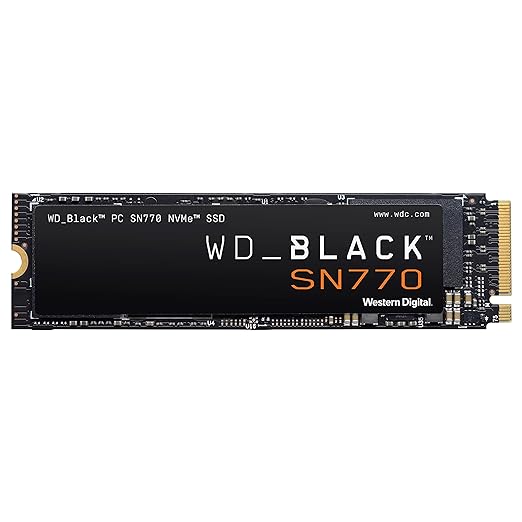 SSD 500GB M.2 NVME SN770 WD BLACK