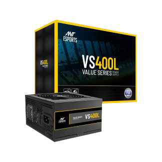 SMPS 400 WATT ANT ESPORTS VS400L 80 PLUS