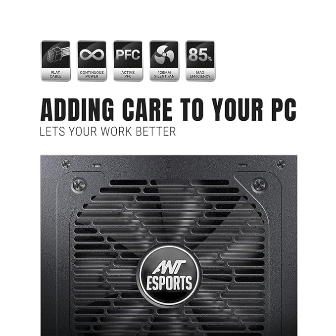 SMPS 650 WATT FP650B ANT ESPORTS 80 PLUS BRONZE