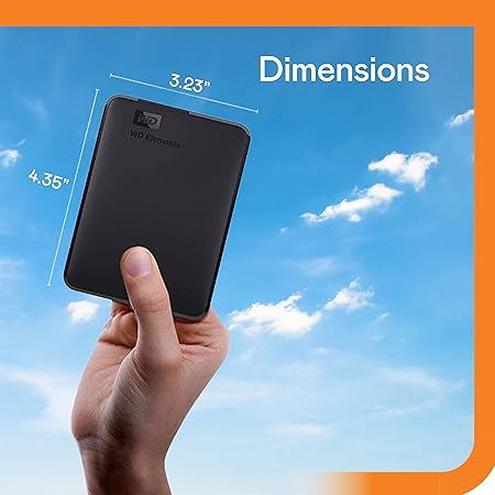 External HDD 1TB Elements Portable Hard WD