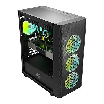 Cabinet Ant Esports 250 Air ATX GAMING CASE BLACK