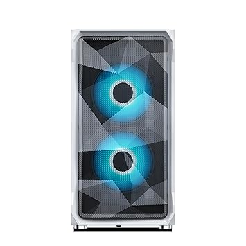 CABINET Ant Esports 100 Air Mini M ATX GAMING CASE White