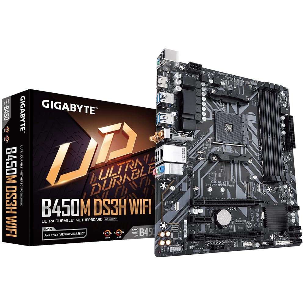 MOTHERBOARD B450M DS3H WIFI GIGABYTE DDR4