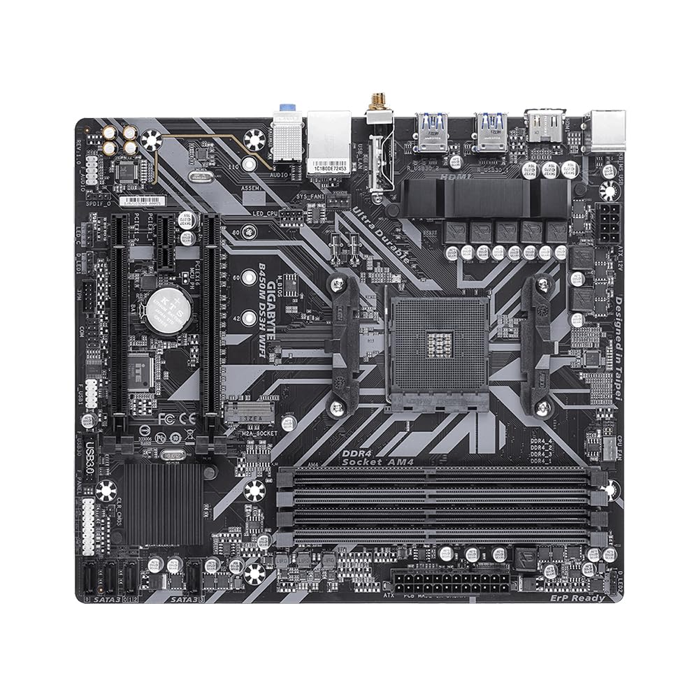 MOTHERBOARD B450M DS3H WIFI GIGABYTE DDR4