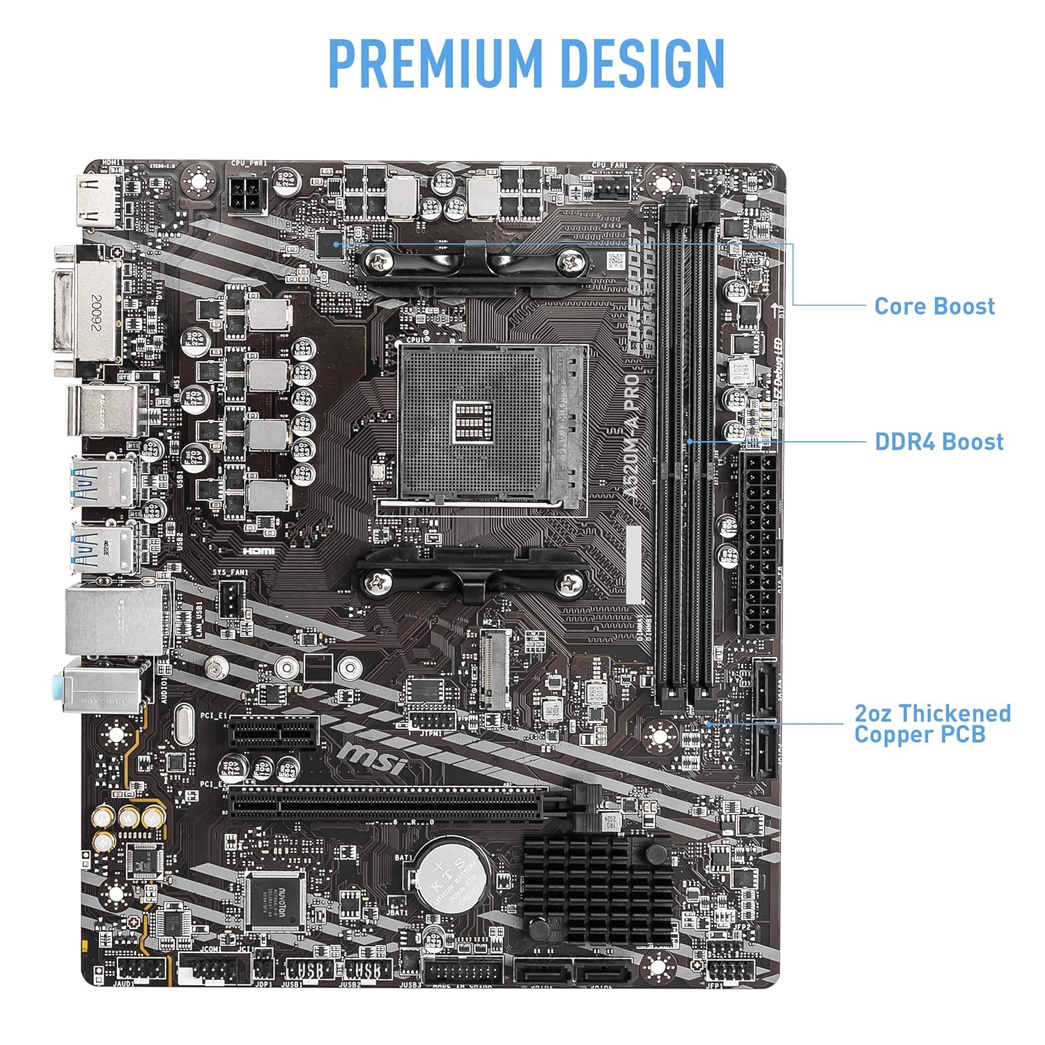 MOTHERBOARD A520M-A PRO MSI DDR4