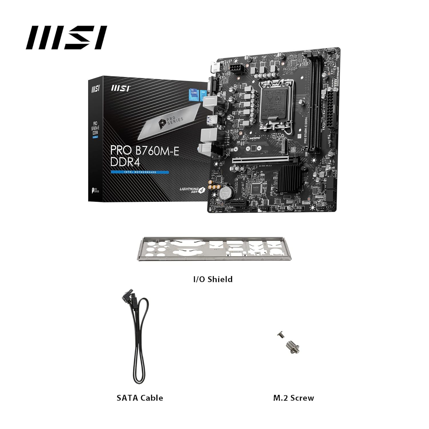MOTHERBOARD Pro B760M-E DDR4 MSI