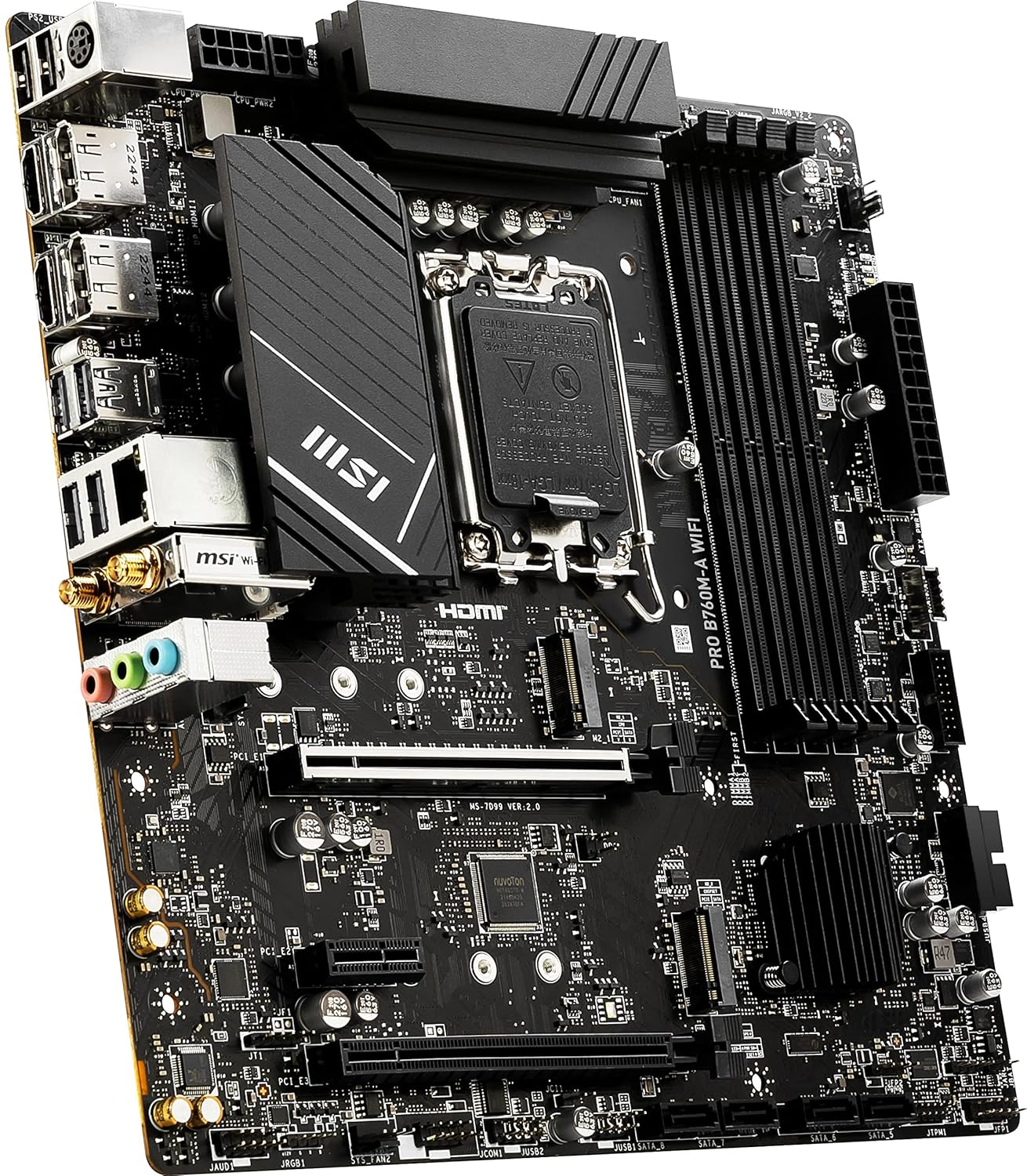 MOTHERBOARD Pro B760M-A WIFI DDR5 MSI