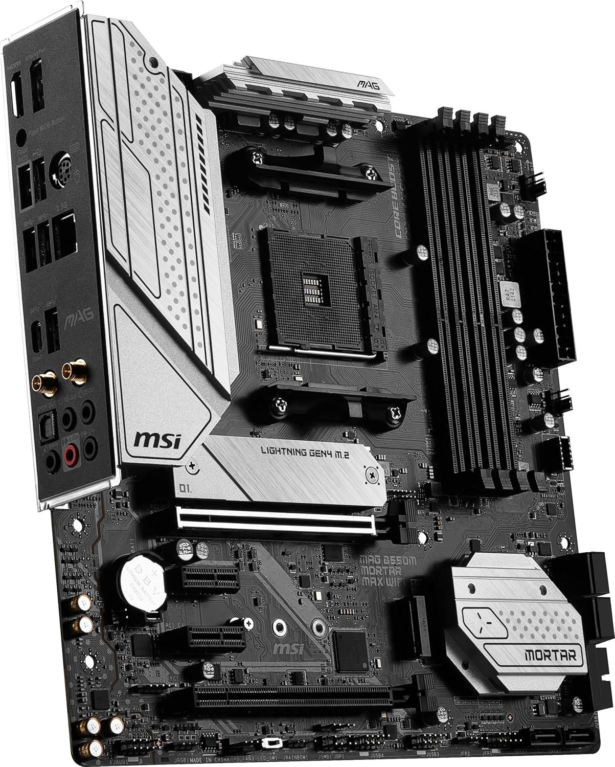MOTHERBOARD MAG B550M Mortar MAX WIFI MSI DDR4