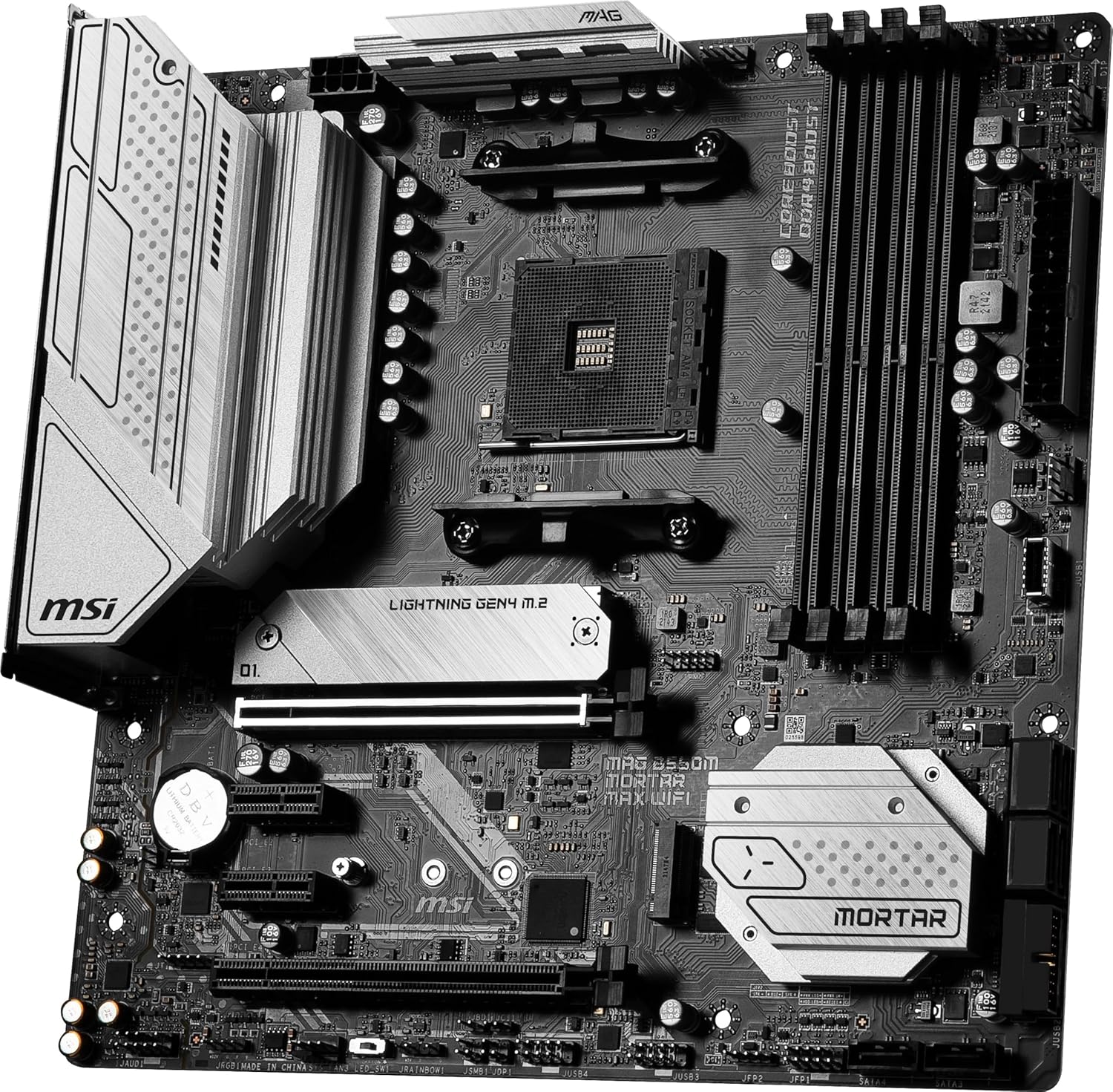 MOTHERBOARD MAG B550M Mortar MAX WIFI MSI DDR4