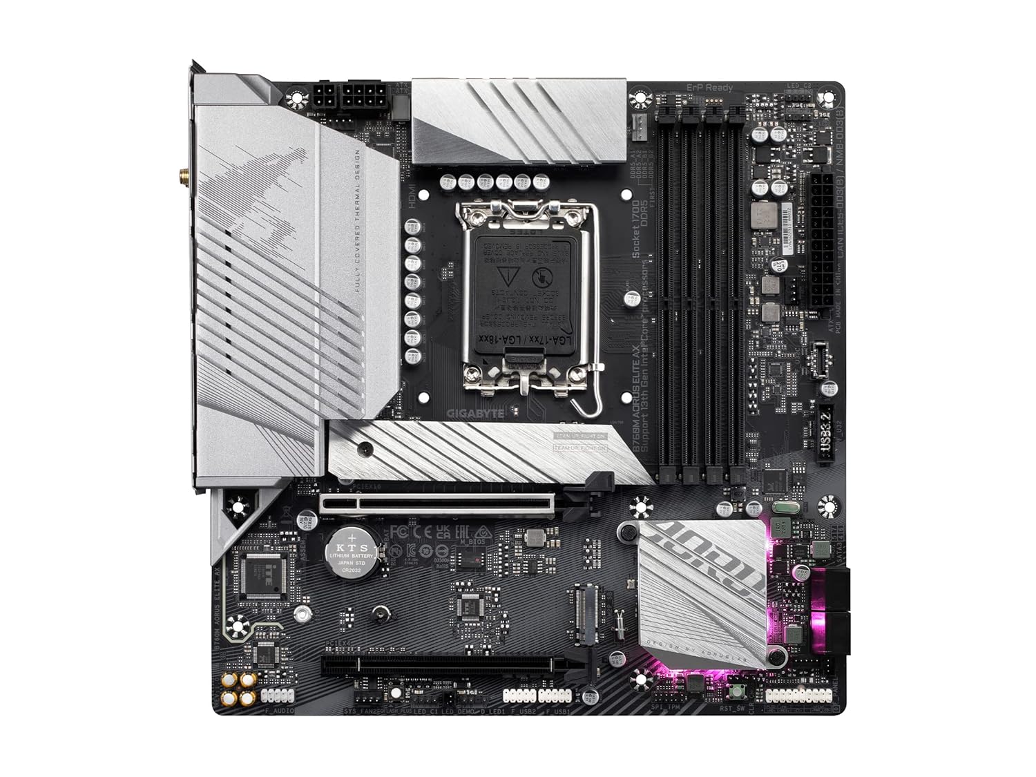 MOTHERBOARD B760 Aorus Elite AX (Wi-Fi) GIGABYTE DDR5