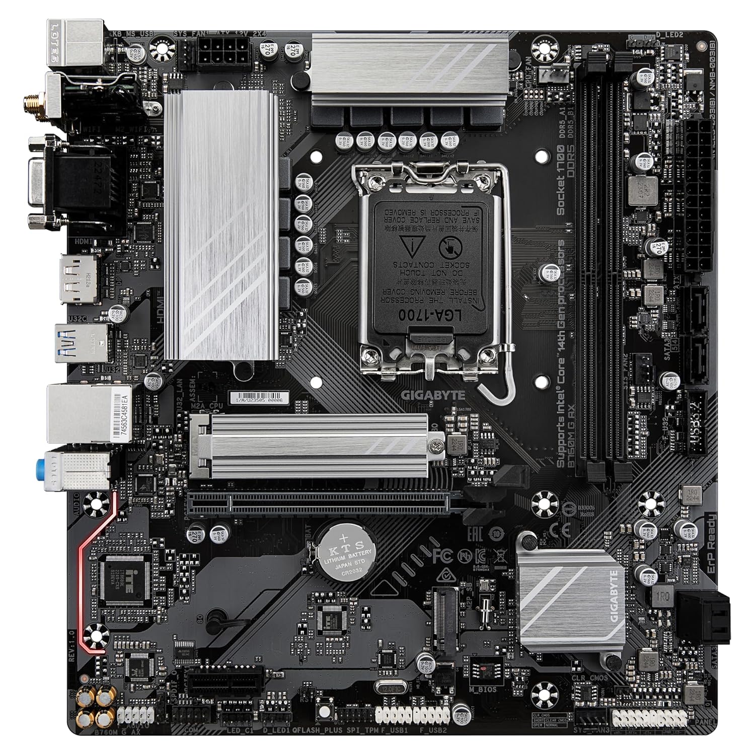 MOTHERBOARD B760 Gaming X AX (Wi-Fi) GIGABYTE DDR5