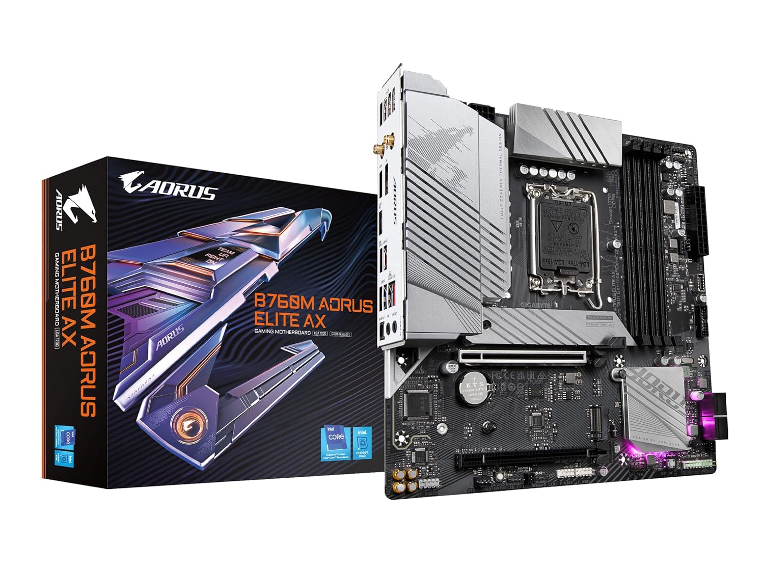 MOTHERBOARD B760M Aorus Elite AX WiFi GIGABYTE DDR5