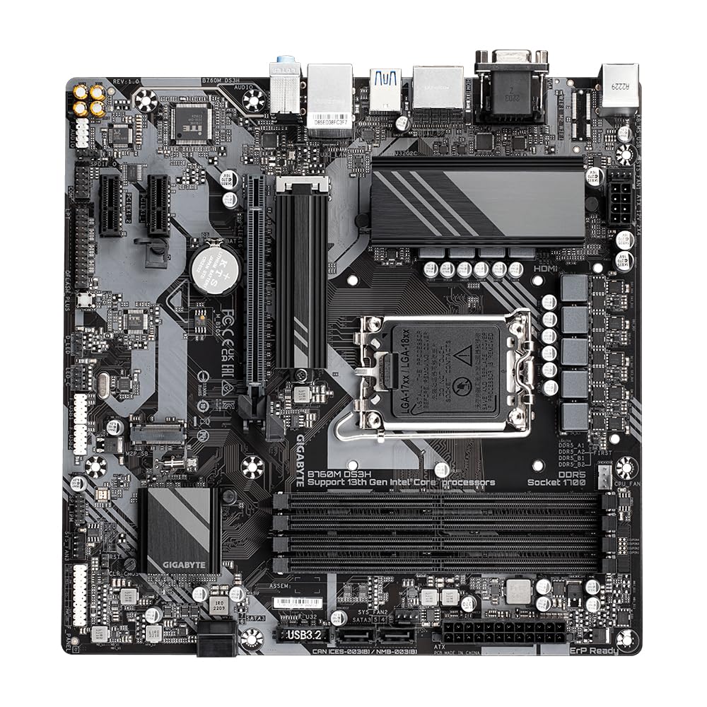 MOTHERBOARD B760M DS3H GIGABYTE DDR5