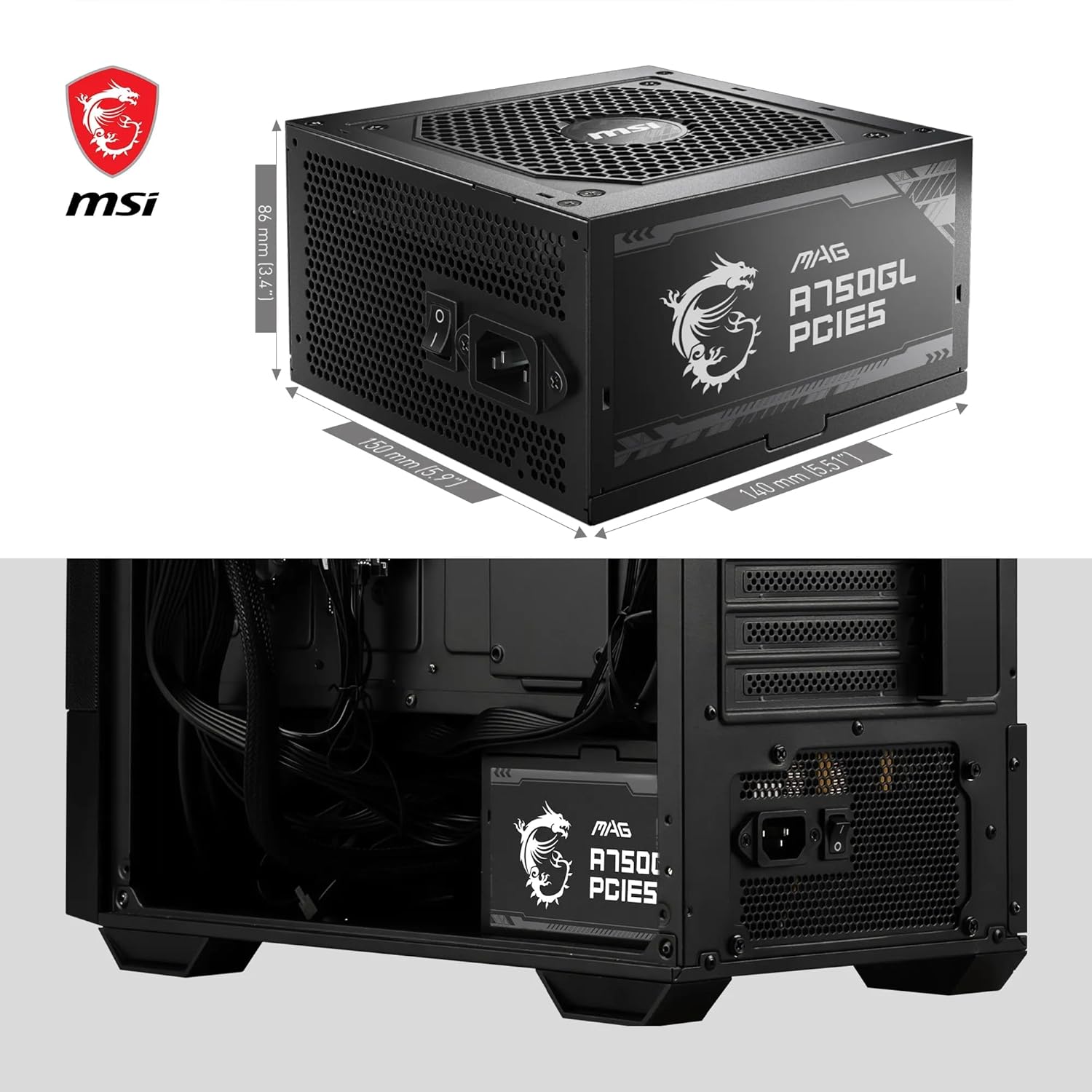 smps MSI MAG A750GL