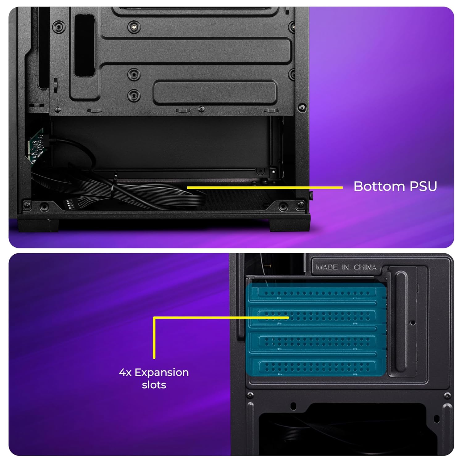 cabinet ROBUST Premium Gaming Chassis ZEBRONICS black